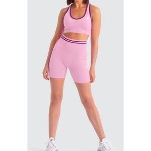 DOYOUEVEN pink scrunch seamless set
